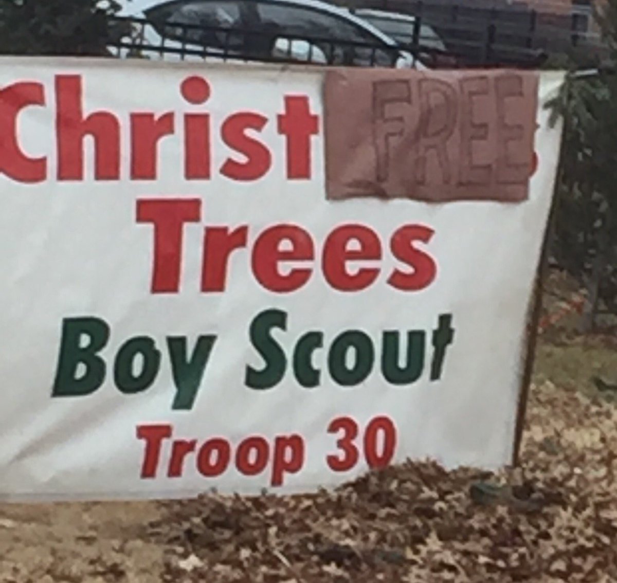 Compozr's tweet image. ...as opposed to Trees that are full of Christ? #Fallon