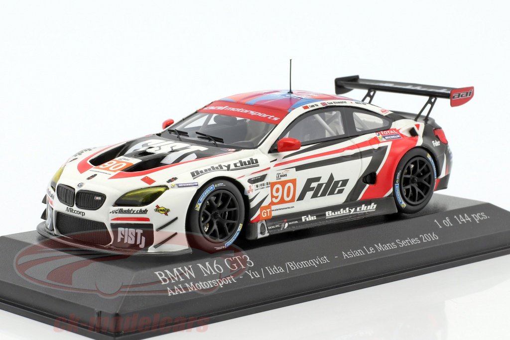 CkModelcars's tweet photo. #BMW #M6 #GT3 #AsianLeMansSeries 2017 @AsianLMS No. 90 #Yu #Lida #Blomqvist and No. 91 #Chen #Millroy #Eng Team #AAI Motorsports #modelcars #modellautos each lim 144 PCs by #Minichamps visit https://t.co/SwL0iJuDZh https://t.co/RowZCJJfme