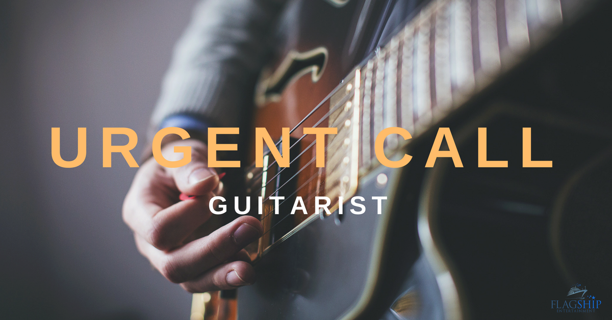Flagship_Ent's tweet photo. Calling all #guitarists! We have an urgent opening in the showband onboard a major cruise line! Apply today to set up a quick audition https://t.co/drrX9ftQzl
#guitar #auditions #musicians #FlagshipEntertainment https://t.co/OmsnwEDDpq