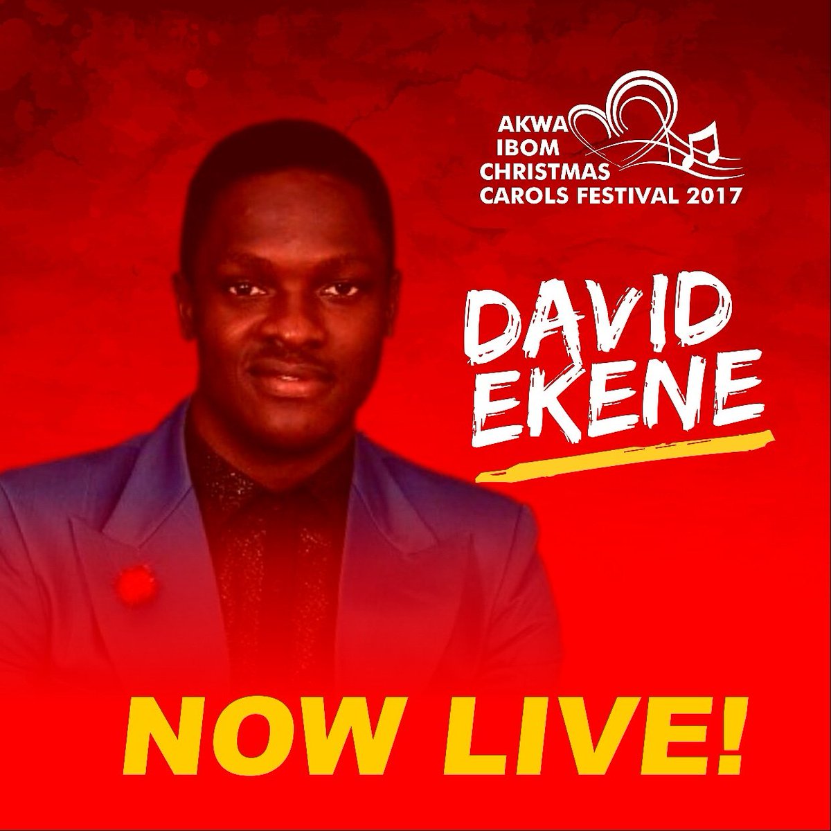 akcarolsfest's tweet photo. David EKene Live on stage at the Akwa Ibom Christmas Carols Festival 2017.
#akcarolsfest2017 #EmmanuelGodisWithus https://t.co/GjU22XFeJd