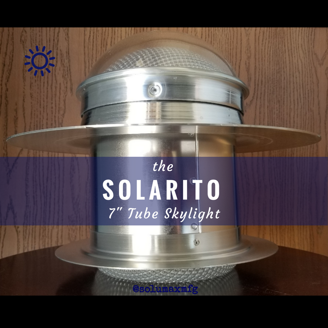solumaxmfg's tweet photo. Introducing...
the 7" SOLARITO Tube Skylight 🌞 A perfect #DaylightSolution for sheds & tiny houses.
#TubeSkylight #SmallBusiness #solarito #shed #storage #GoGreen #TinySkylight #NaturalLight #storage #TinyHouses #TGIF #FeatureFriday #FearlessFriday #DIY #HomeImprovement #lit https://t.co/NjLhdDaqSD