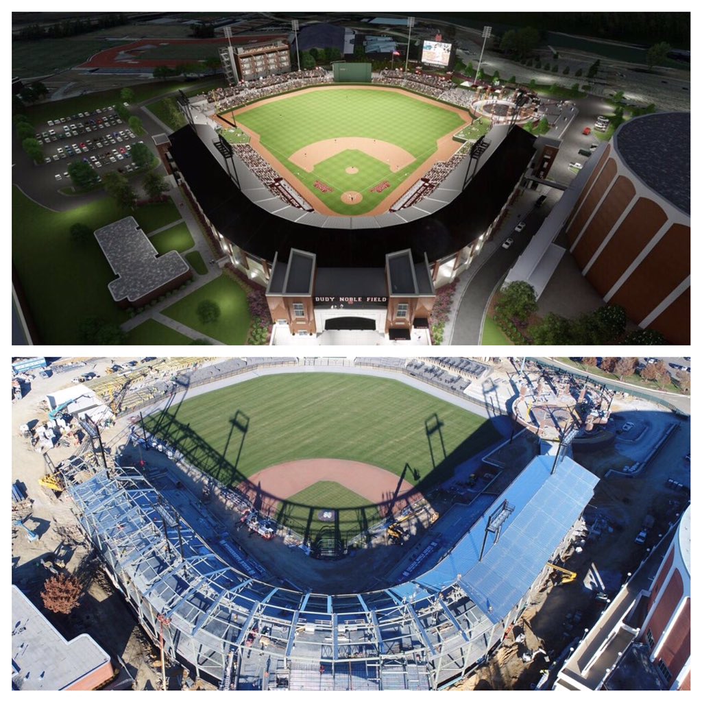 bhemphillMSU's tweet photo. Bulldog Club members and @HailStateBB fans have pledged over $21 million to the new Dudy Noble Field project-once again helping create the top facility in college baseball for the best student athletes and fans in America. #HailState https://t.co/XDUUvAnfcF