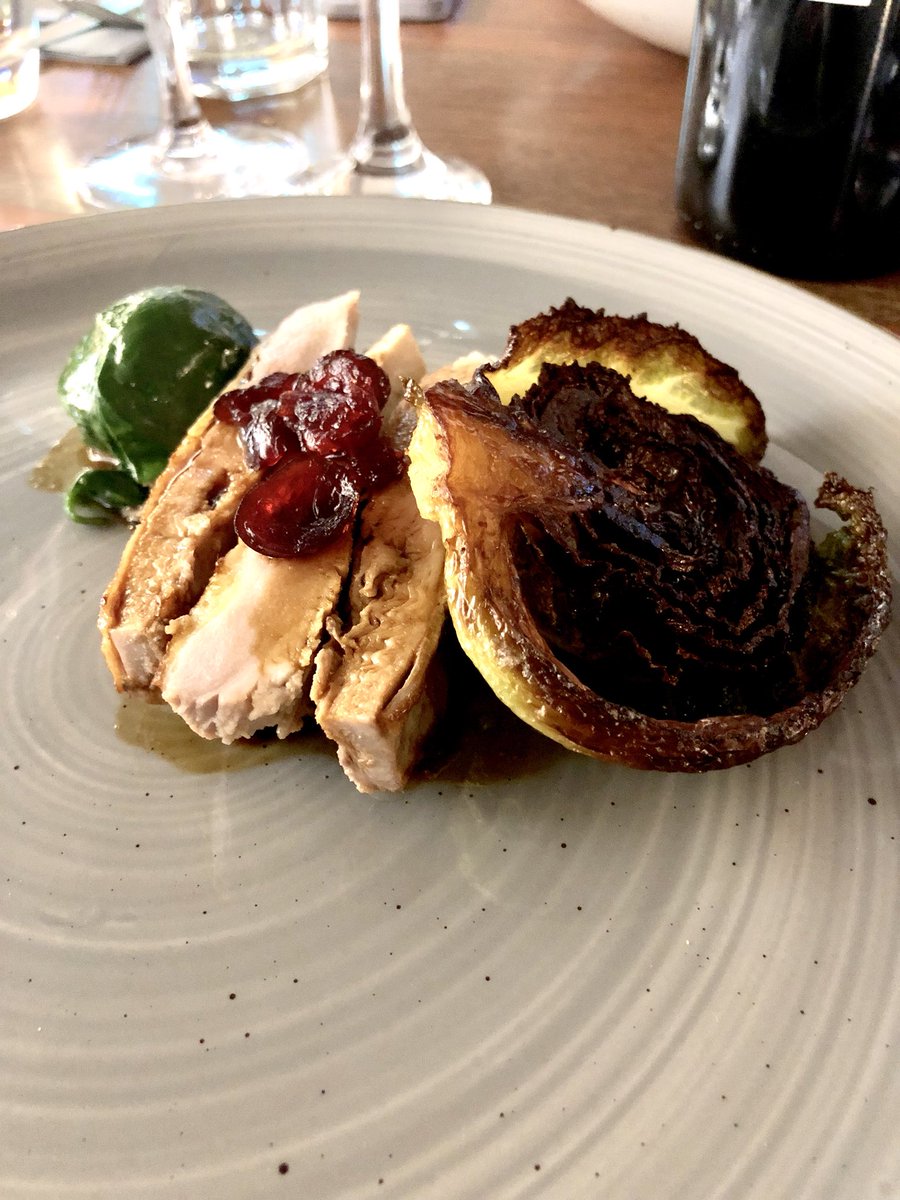 FoodieDerry's tweet photo. Just WOW. What an amazing meal @HarrysDerry best food I’ve had in a long time. Highlights-starters- burnt cabbage, bacon jam, green lentil pickles, @Corndalefarm fennel salami.Then the perfect steak and an amazing pheasant. 1st class service. 1st class wine list. Well done guys. https://t.co/T4FxYENKcV