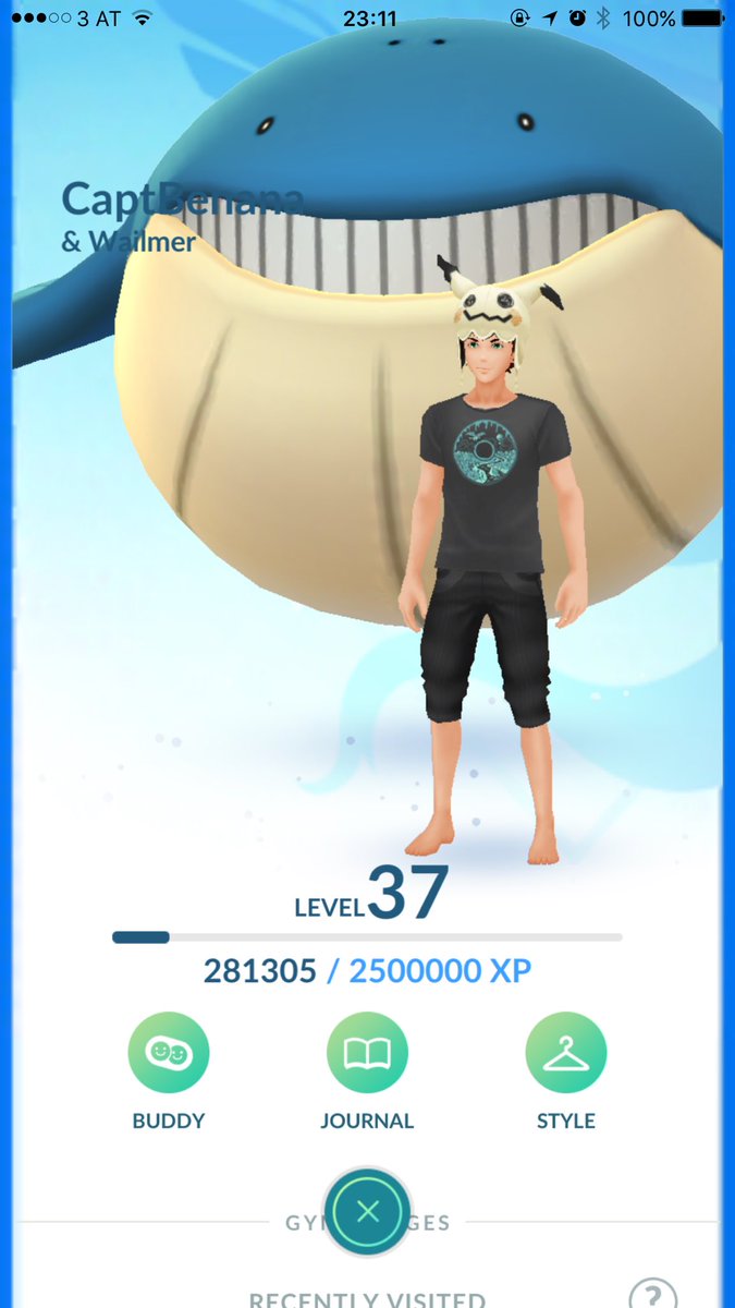 CaptainStevil's tweet photo. @MYSTIC7 @PokemonGoApp @trnrtips @MYSTIC7 @PokemonGOHubNet @PokemonGoApp bc it's BIG and BLUE and it's gonna be BIGGER sooooooon #400candy ๐ฌ๐ #Wailord #PokemonGO #BUDDY https://t.co/K5zb0OMAUF