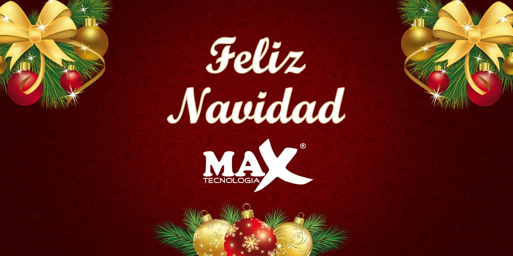 El Equipo #MaxTecnologiaDO les desea a todos una feliz navidad. Que Dios llene de bendiciones el pueblo dominicano y que estas festividades sean de mucha paz y fraternidad.
