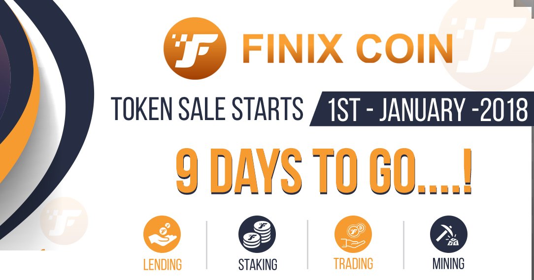 CoinFinix's tweet photo. Finix Coin ICO
--------------------
Get 20% bonus in Finix Token Sale on 1st Jan.only 9 Days left be ready !!!

Learn More : https://t.co/YaEJGa25UT

#finixcoin #bitcoin #biconnect #regalcoin #bitcoininvest #lending #staking #mining #trading https://t.co/EDlEk2fIng