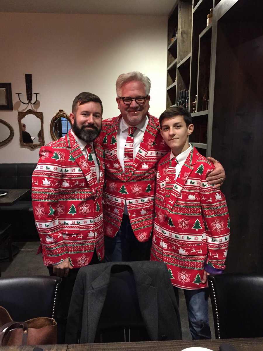 glenn beck on twitter my two sons out tonight as we celebrated