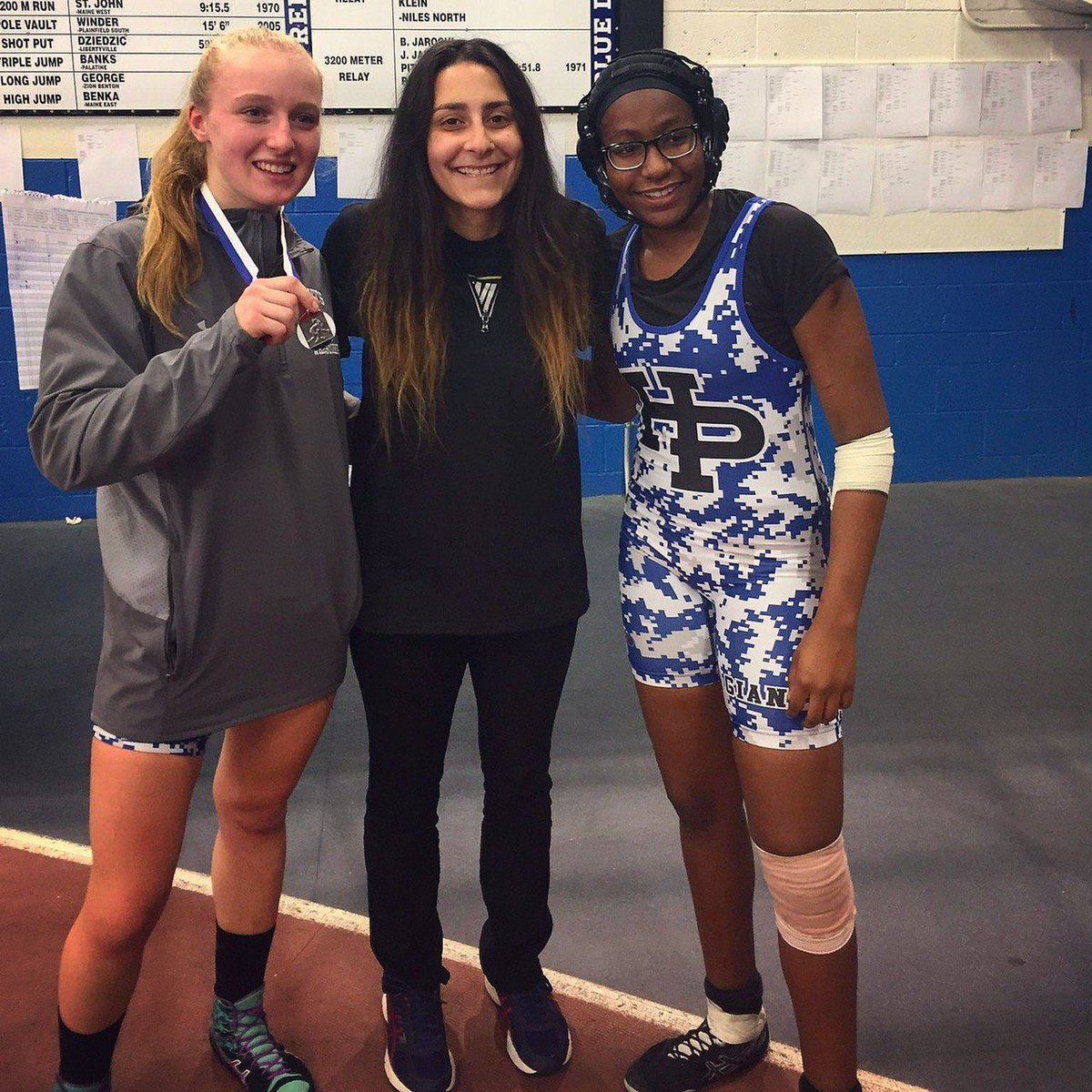 GiantGrapplers's tweet photo. Mady 2nd and Nat 3rd at Maine East's inaugural Women's Tournament! Coach Fabbri mentoring and imparting her knowledge/toughness with us all! Tremendous work, keep it up!
#GiantScrapLife #BuildTheDeck https://t.co/VhNWv53kLu
