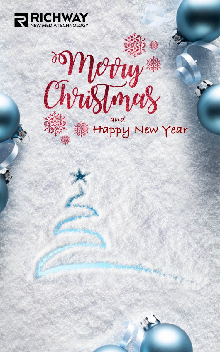 Richway_Tech's tweet photo. Merry Christmas and Happy New Year! Our office is closing next week, and will reopen on January 2nd, 2018. Thank you everyone for your support. See you next year! https://t.co/3JdOHjJEPB