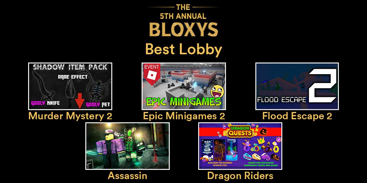 Roblox On Twitter What S Your Favorite Hangout Spot In Game Reply With Your Pick For Best Lobby Of 2017 Bloxyawards - roblox twitter flood escape