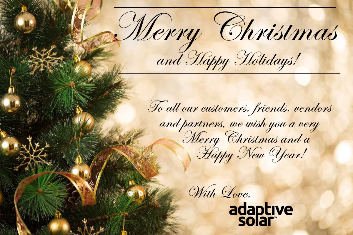 adaptivesolar's tweet photo. We wish you a very Merry Christmas! #seasonsgreetings #merrychristmas #happyholidays https://t.co/4t1vM3QuwX