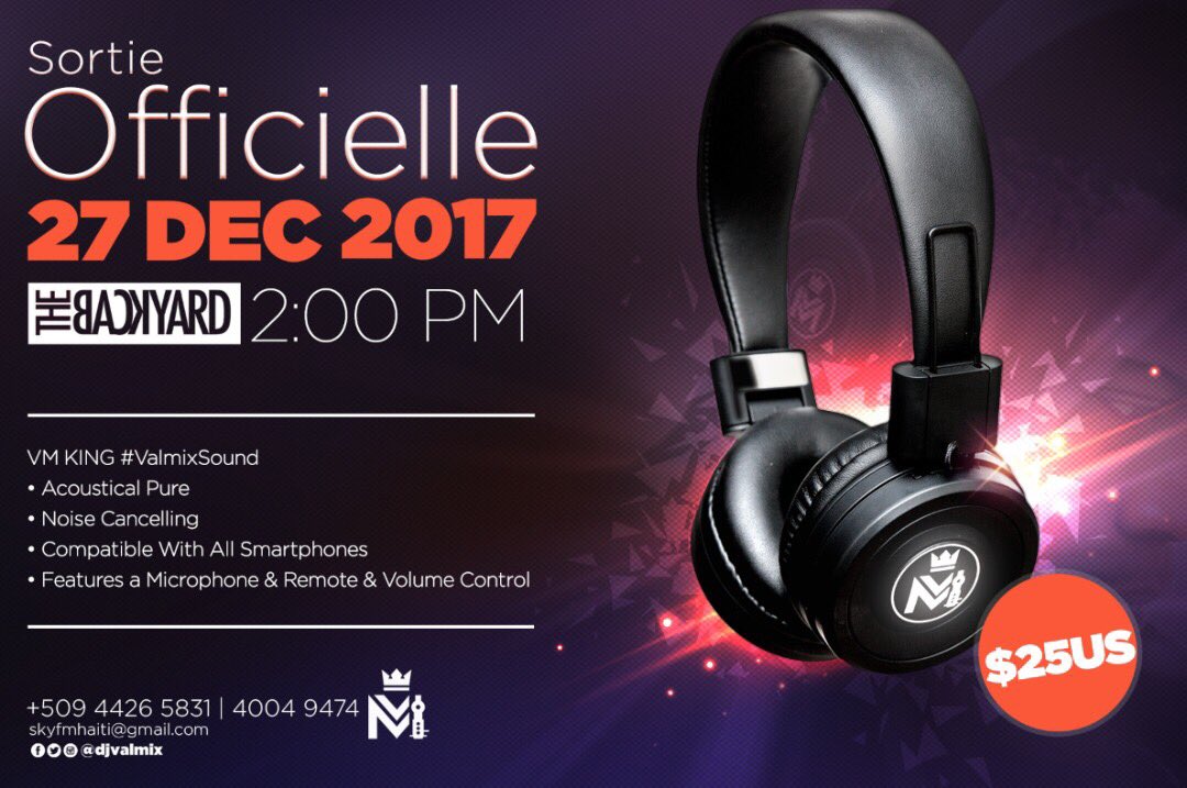 djvalmix's tweet photo. 👑VM KING #ValmixSound 27.12.2017
• Acoustical Pure
• Noise Cancelling
• Compatible With All Smartphones
• Features a Microphone & Remote
Volume Control
#VMKING Coming Soon #Djvalmix #Valmix @djvalmix 🎧25$usd https://t.co/VlH4ePQGLh