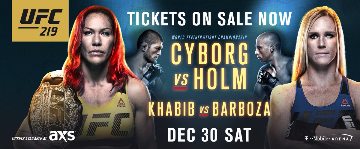 ufc's tweet photo. Ending the year right. 👊

You won't want to miss this one: https://t.co/kHpe8DkVmV #UFC219 https://t.co/TxuuqCR1nk