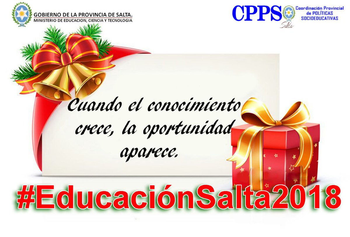 <a href="/escbeltransalta/">Esc Fray L. Beltrán</a> agracede el año compartido
Nuestros niños son el motor que movilizó cada sábado a este gran equipo
Avanzamos juntos hacia el futuro ¡2018 allá vamos! <a href="/Jorgelina_07/">Jorgelina</a>
#EducaciónSalta2018 #PorMásNiñosYJovenesFelices
<a href="/fguillesaavedra/">GUILLERMO SAAVEDRA</a>
<a href="/patriciapinasco/">Patricia Pinasco</a> <a href="/maclopezmorillo/">Macarena López Morillo</a>