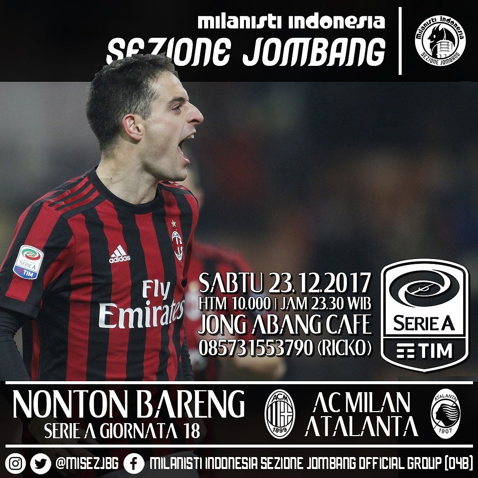 MISezJBG's tweet photo. #NobarJombang 
#MilanAtalanta. Monggo merapat 🔴⚫

#NobarMIJatim #InfoNonbar @MilanistiOrId https://t.co/E6PwWm3ltk