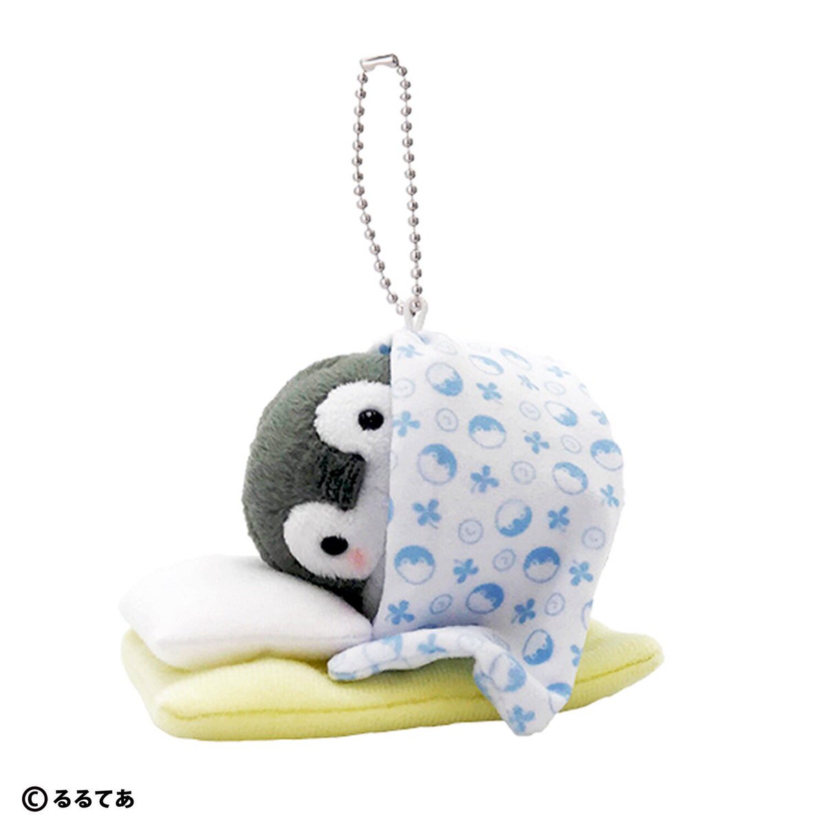 コウペンちゃんお布団ねんねマスコット、コウペンちゃん巾着。本日発売