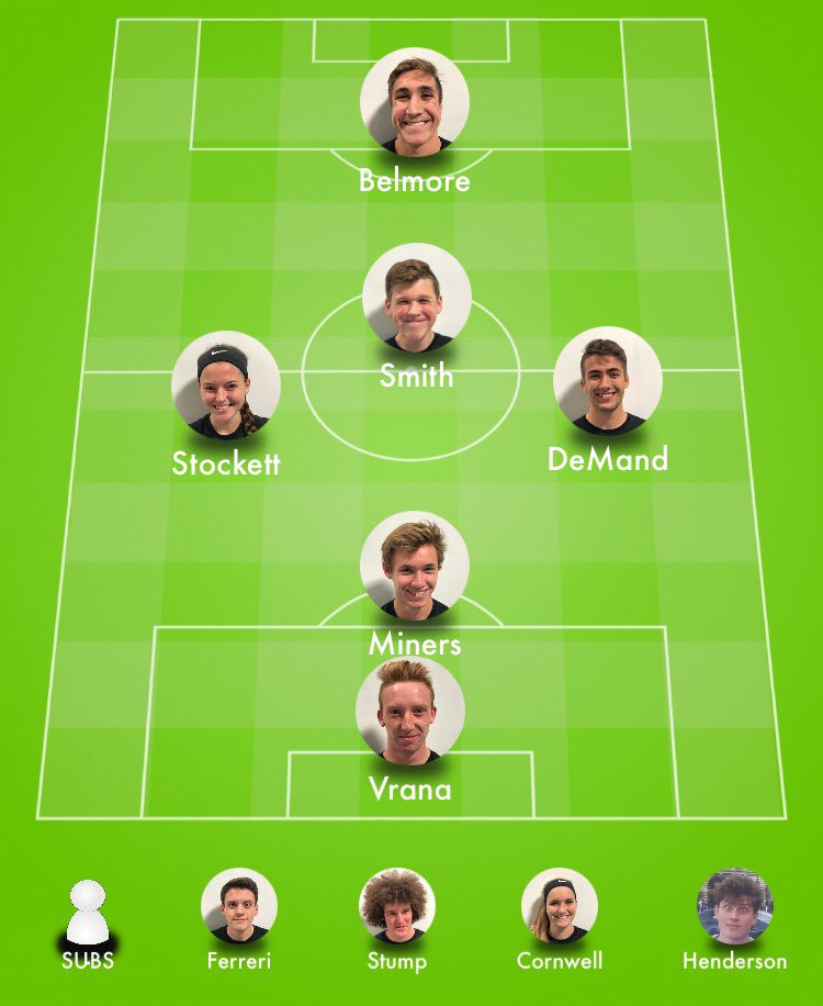 TotalSoccerTeam's tweet photo. The final starting 5 of the session! Absolutely no regard for defending tonight. https://t.co/yCohvrKvpT