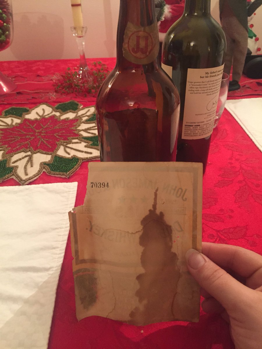 CDRecruits's tweet image. Hey @jamesonwhiskey! Can you help me and @mikeyd56 identify this bottle?