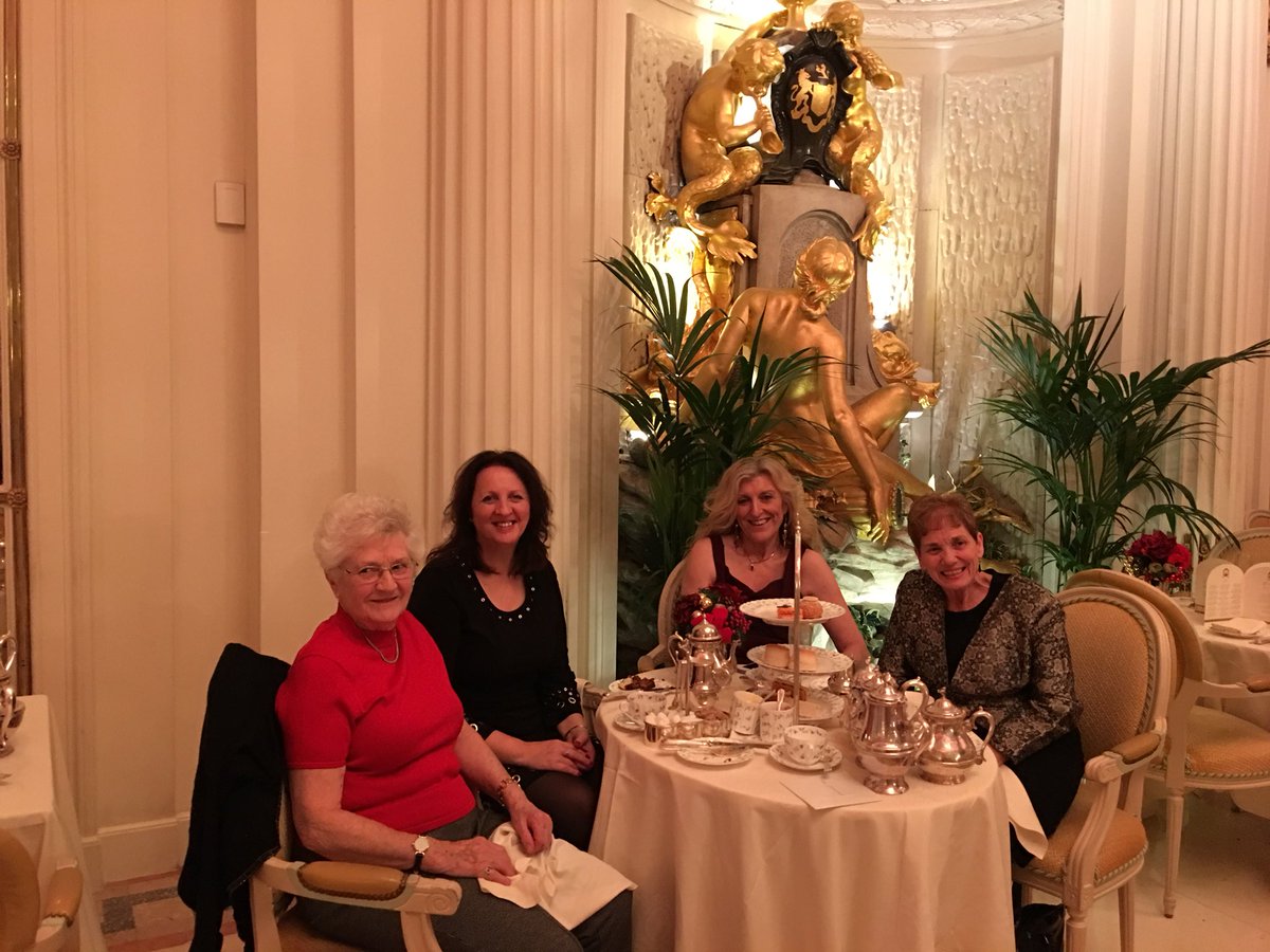 Our legacy celebration in memory of our founder Una McBride at her beloved Ritz Afternoon Tea wishing all our supporters and Patron Sean McBride Merry Christmas