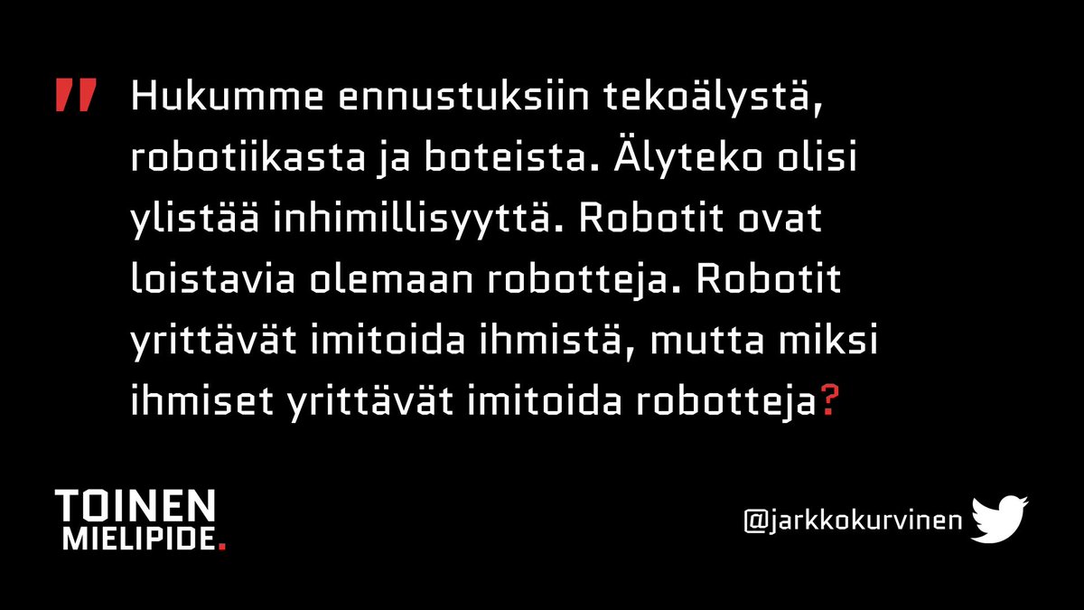 Inhimillisyys – ihmisen mitta by <a href="/jarkkokurvinen/">Jarkko Kurvinen</a> via <a href="/ToinenMielipide/">Toinen Mielipide</a>  buff.ly/2l0ViCF