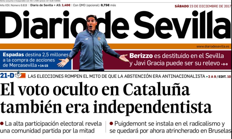 josepcosta's tweet photo. Un dels millors titulars postelectorals: https://t.co/33rLmKvR6t
