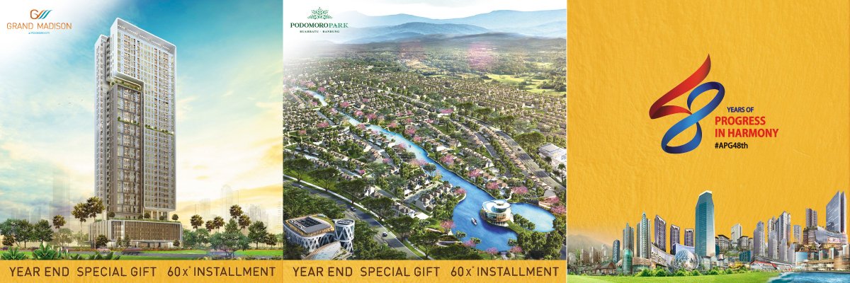 APL DECEMBER PROPERTY INVESTMENT FESTIVAL 2017

BRILLIANT CONCEPT - PERFECT LOCATION - SMART INVESTMENT

CENTRAL PARK MALL - Lantai Dasar

Dari tanggal 18 - 31 Desember 2017.

#BangunIndonesia
#agungpodomoroland
#apl #apg
#APG48th