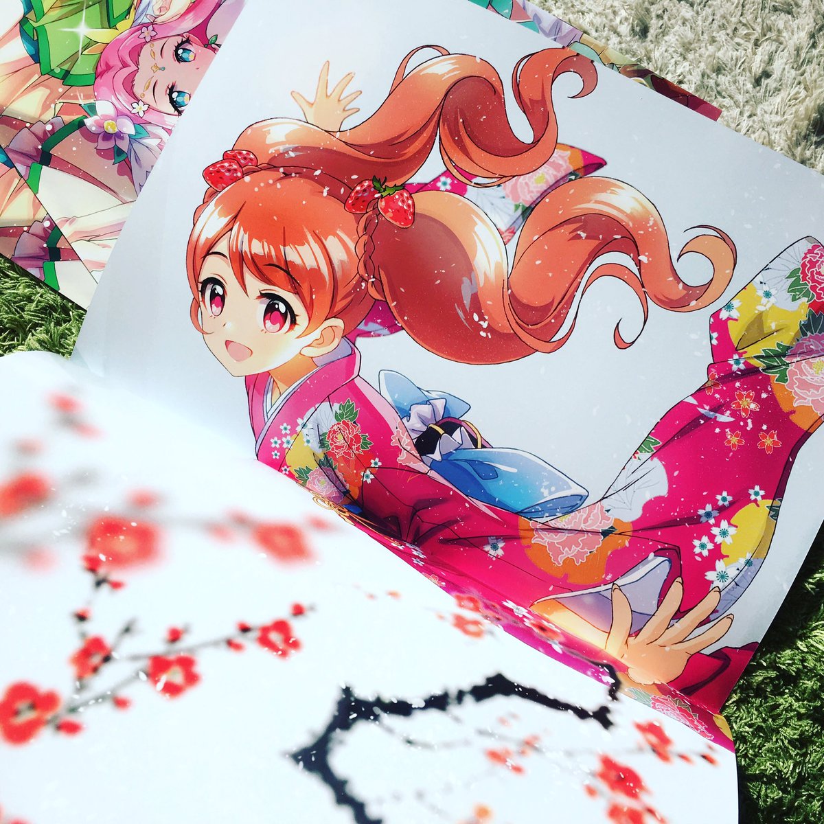 キュアマーチ ,緑川なお 「新刊届きました〜〜調子を乗ってまたいっぱい撮っちゃったんです(^◇^;) 」|XING/シンのイラスト