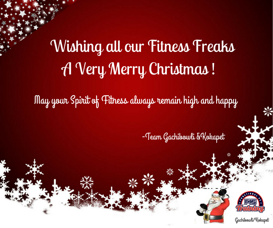 F45Gachibowli's tweet image. This Christmas let's vow to have a healthier ,fitter and happier Lifestyle !
And we are open on Christmas - Classes are as per the regular schedule .
#fiteveryday #fitislife #f45christmas #happyholidays #fitmas