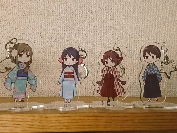 アクキーが届きましたー!可愛く作ってもらえて嬉しいです!皆様のお手元にも来週には届くかな? 