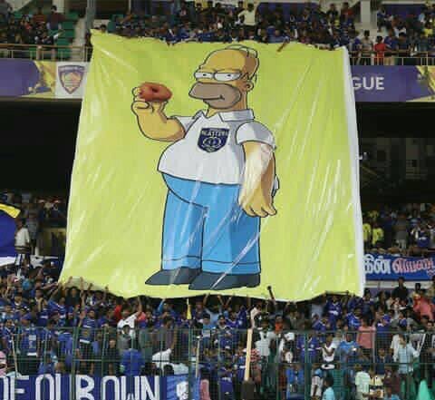 iamshameercm's tweet photo. You are fighting for the rivalry spot? No need of all this poor attempt my bro’s we have always loved you as our rivals 😂. #KeralaBlasters #Manjappada #ChennaiyinFC https://t.co/SYsXIaEjbB