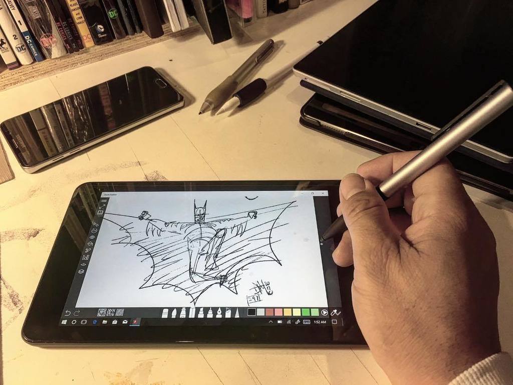 deltatangomike's tweet photo. The battery drain on this Dell stylus is insane! “It’s Bats” 297/365 - #DrawDaily2017Challenge w @SketchableApp @Microsoft @Surface Pro 4
Complete Digital Drawing series at @DrawDaily2017 by @DeltaTangoMike
#GetYourWeightUp
#iLikeToDraw #ArtLifeAllDay #artrepreneur #artli… https://t.co/f118QI9qhP
