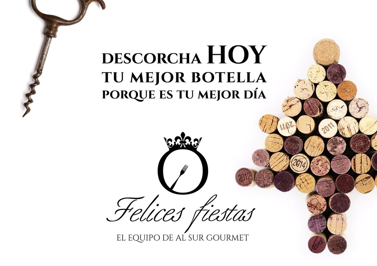 AlSurGourmetSCA's tweet photo. Vive HOY tu mejor navidad. Disfruta el presente. Felices fiestas.
#winelovers #lifelovers #alsurgourmet https://t.co/O8AccIBJV7