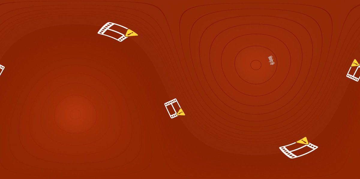 errorik's tweet image. The placeholder for disconnected / missing 360° videos in FCPX looks trippy!