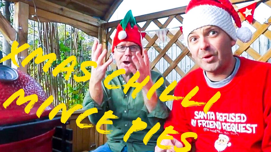 SkinnyJeanGard's tweet photo. 🚨UPLOAD ALERT 🚨 

It’s a #CHILLIFRIDAY (on a Saturday) #CHRISTMAS SPESH! With @GsGardenKitchen 

Glen made me so #Chilli #mincepies and the results were explosive!!! 

Watch it here.. 
➡️ https://t.co/ZWKp9z5wA0 ⬅️ https://t.co/MtEcDvngUI