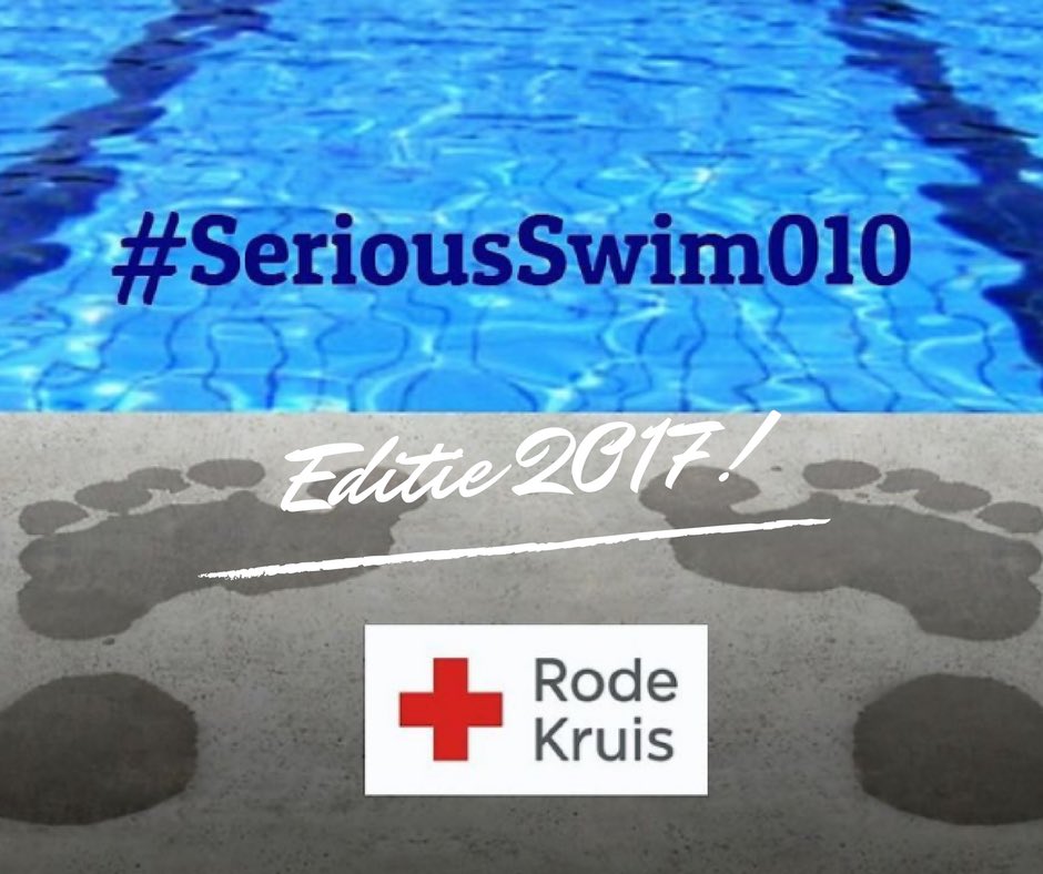 RodeKruisRdam's tweet photo. We tellen af naar de #seriousswim010 vanmiddag @vanmaanenbad 💪 Kom je onze zwemmers ook aanmoedigen of ga je voor de prachtige prijzen uit de loterij? Oa gesponsored door @EkoPlaza @susanbijl @glowgolf Gusto Italiano, Maas Theater of bijvoorbeeld @Euromast010 https://t.co/vl4jjvR1PD