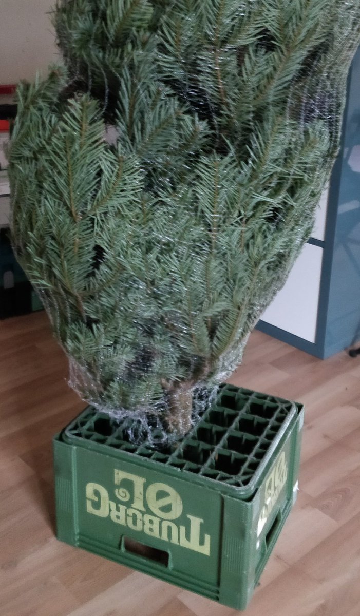 xyl0o's tweet photo. Weihnachtsbaumständer check! https://t.co/7mwiRQYdeA
