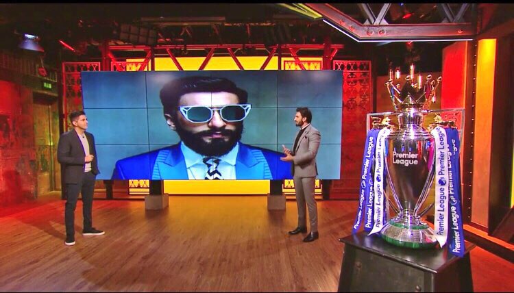 yrftalent's tweet photo. WATCH: Football is almost as huge as cricket: @RanveerOfficial @premierleague #Matchday #PLAmbassador #Football https://t.co/nJ9vcqG7ii https://t.co/hOb79vCxhm