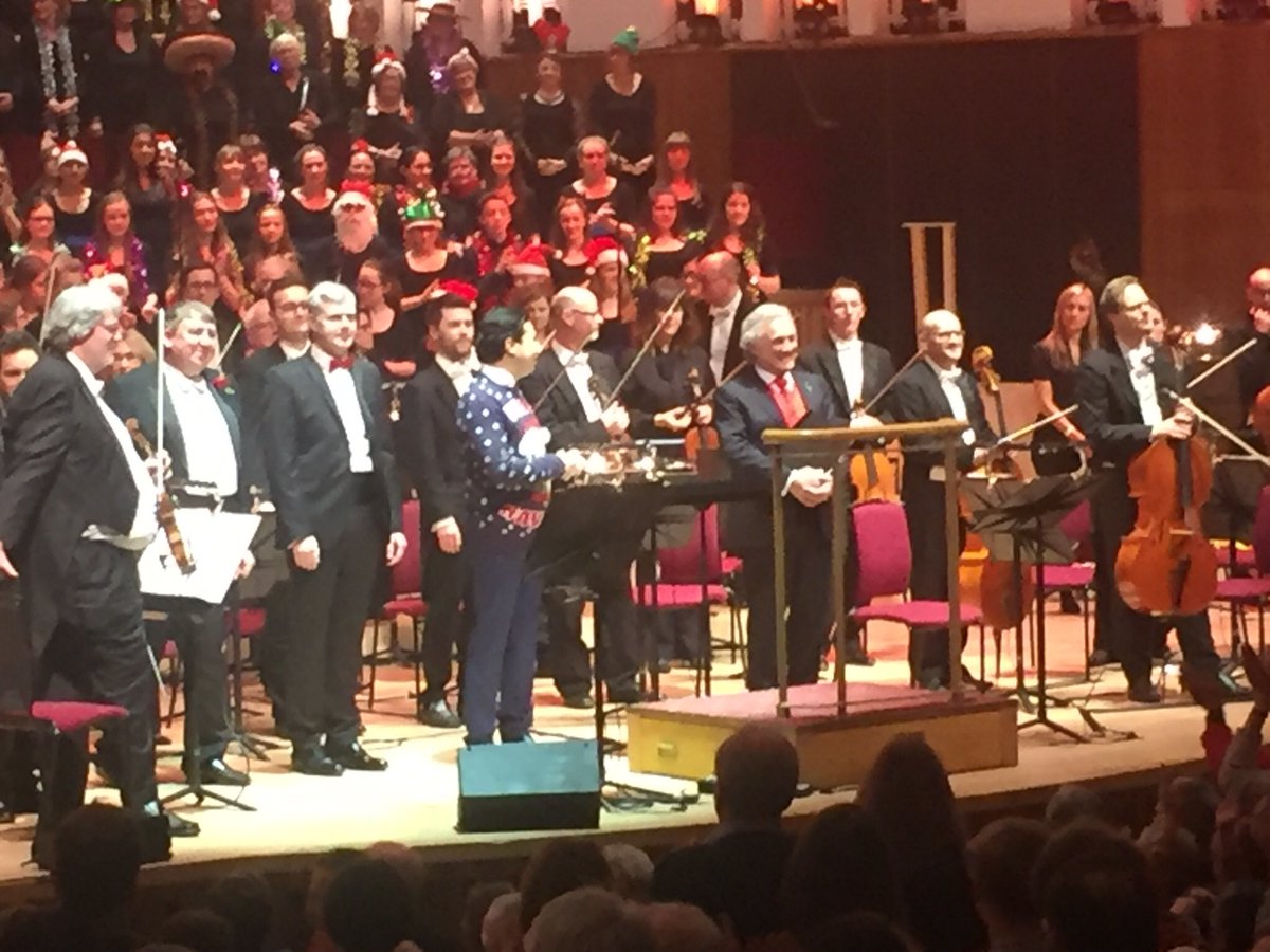 johnsuchet1's tweet photo. They’re saying it’s best Spirit of Xmas ever. Fabulous @JesusLeonTenor @liverpoolphil Maestro Ian ‘Amigo’ Tracey #RLPO #RLPC. Final concert is matinee today. See you next year! https://t.co/r4kI95m0Lh