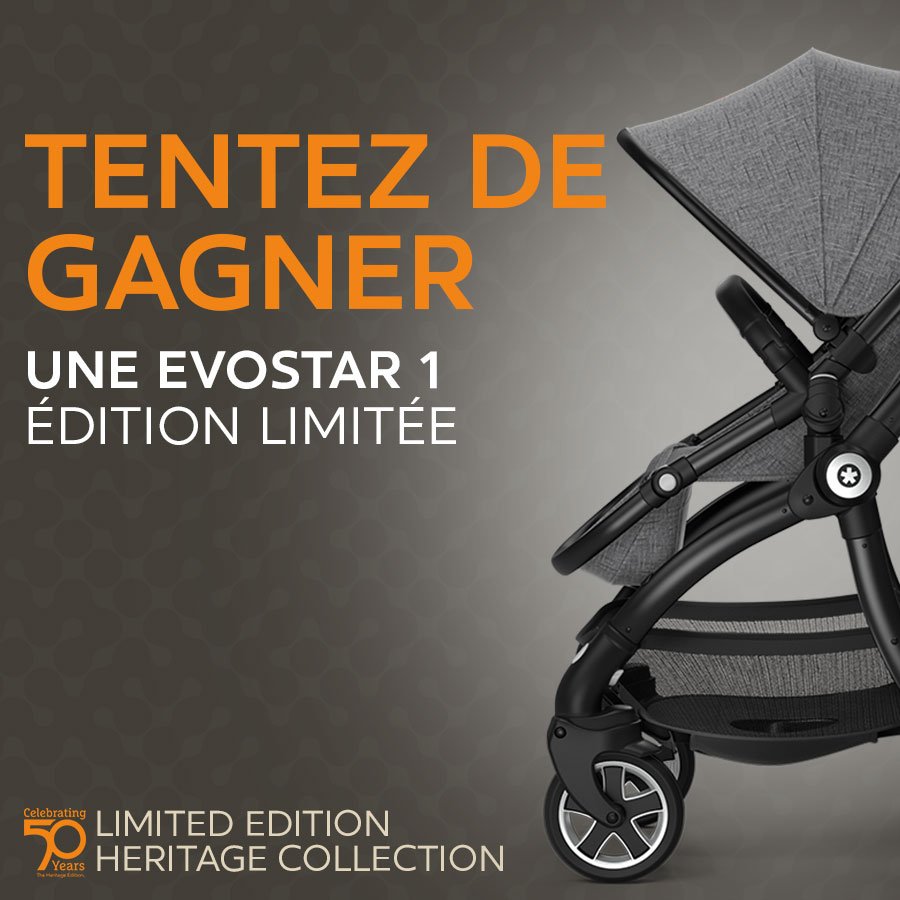 Vous êtes de futurs ou jeunes parents qui aiment avoir du style ?
Tentez votre chance pour gagner une poussette Evostar 1 collection «HERITAGE» en édition limitée jusqu’au 07 janvier 2018! Rendez-vous sur notre page Facebook.
bit.ly/2BYoO6F
#Kiddy #HeritageEdition