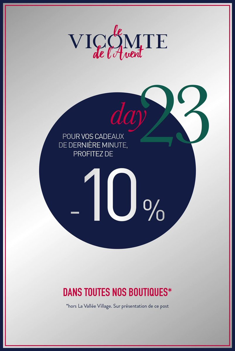 Vous avez des cadeaux de dernière minute à faire ? Rendez-vous dans nos boutiques ! 🎁🎄🎅🏼