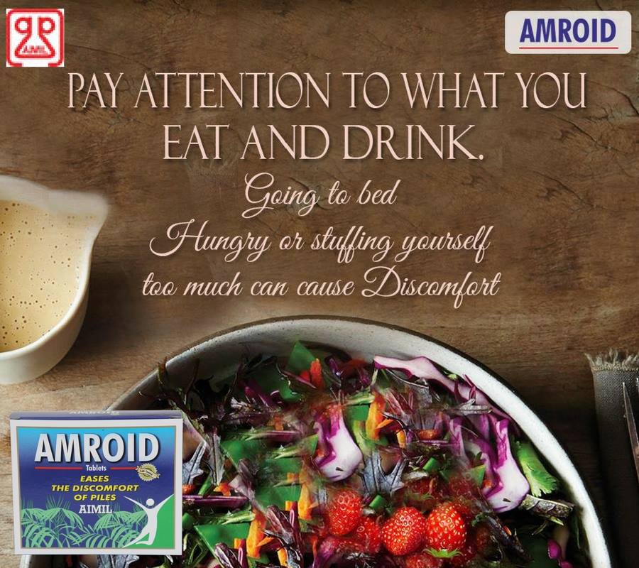 AmroidAimil's tweet image. Pay attention to what you eat and drink going to bed hungry or stuffing yourself too much can cause discomfort.
Website: bit.ly/2ziqz9g
.
.
#AimilPharma #Amroid #WorldPilesDay #PilesManagement #Hemorrhoids #BleedingPiles