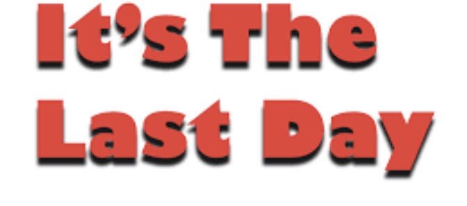 Today is our last day !! Make sure you don’t miss out we are open from 10:00am - 6:00pm ....