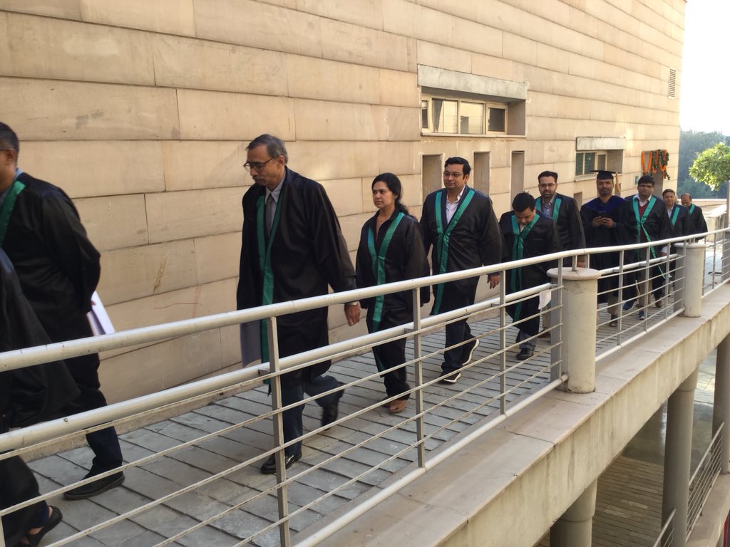 IIITDelhi's tweet image. Academic procession for the sixth convocation

#IIITDConvocation #classof2017