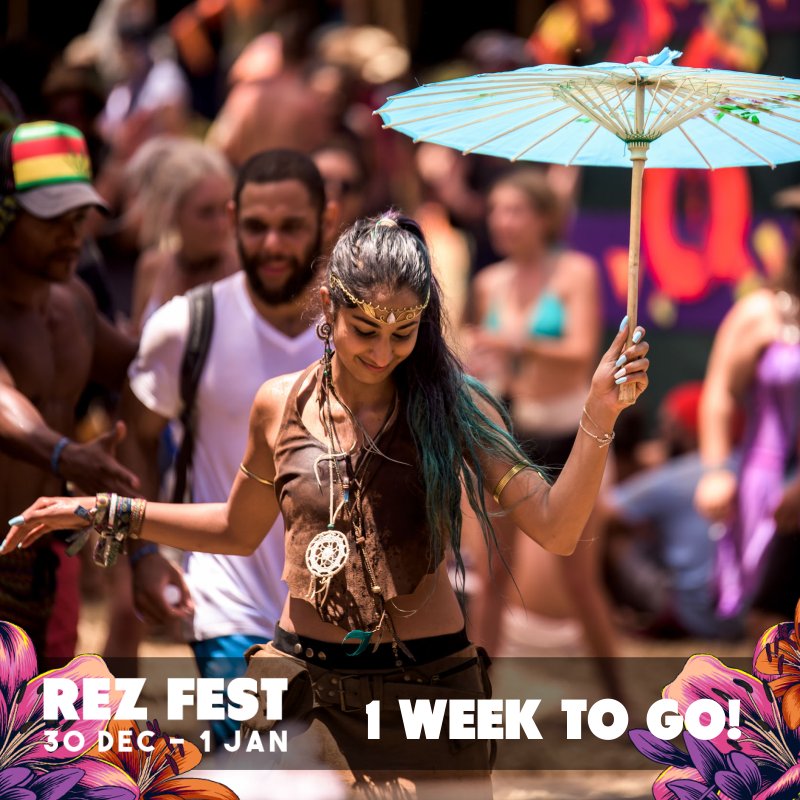 ★.★. 1 week to go ★.★. 
Just ONE week until we do the magic trance dance.
Remember we also have the full featured NOVA Stage for all our techno and deep house fans, curated by YETI.
Event link > bit.ly/Rezfest17
Online tickets > bit.ly/REZ2017BUY
#RezFest17
