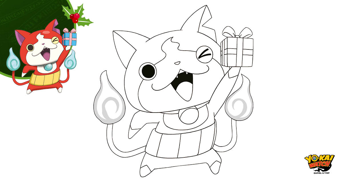 Yo Kai Watch France On Twitter En Attendant Noel Voici Quelques Coloriages Yokaiwatch Pour Les Petits Et Les Grands