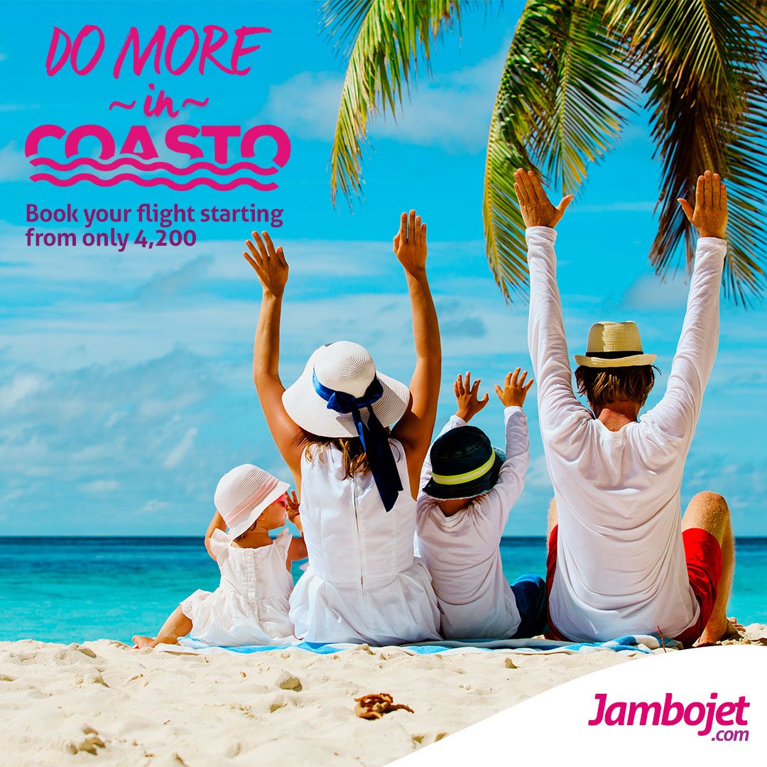 xtiandela's tweet photo. Planning to go the coast this festive season in style, conform and at the best rates in the country? @FlyJambojet got you covered! Book your flights on https://t.co/OPcwcnj4Zg now!! They just acquired two new turboprop aircrafts for you!! @KoinangeJeff #DoMoreInCoasto https://t.co/4932hb9zKq