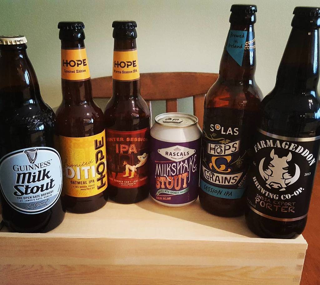 HoppyDaysBeer's tweet photo. A few tipples for over the Xmas. What will you be drinking? Thanks to @hopebeer @rascalsbrewing @ryeriverbrewery @mcgarglesbeer @guinness #farmageddonbrewery #guinnessopengate #irishcraftbeer #beer #beertasting #beerstagram #beersofinstagram #instabeer #… https://t.co/tyWN4vLm5m https://t.co/7EKe3pYeQT