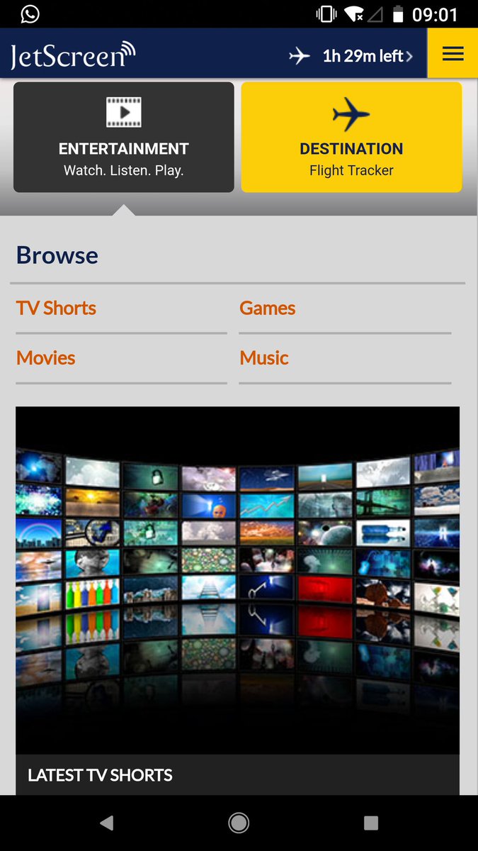 seancouto's tweet image. Happy Holidays and #JetScreen - a perfect combination @jetairways Entertainment on your own device in domestic skies.
