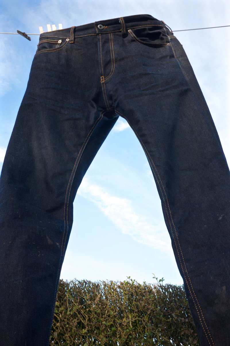 CowboyKampfer's tweet photo. #Ullac #UllacJeans #UllacDenim #Batch001#300club #94 #AaronKampfer #rawdenim #Denimporn https://t.co/1DZG4FShIn