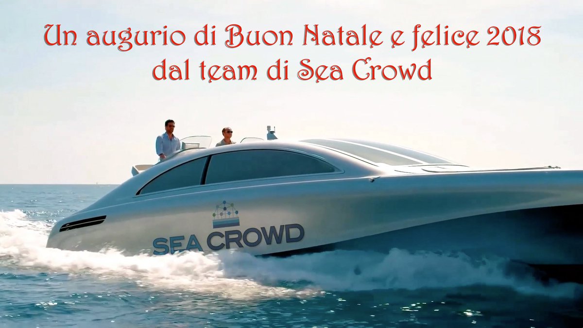 SeaCrowd1's tweet photo. Sea Crowd augura a tutti i professionisti del #mare, un Buon aNatale e Felice Anno Nuovo. #Seacrowd1 https://t.co/MObdz7ZZfJ